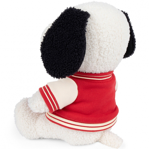 bon ton toys knuffelhond snoopy met sportjas - 25 cm 