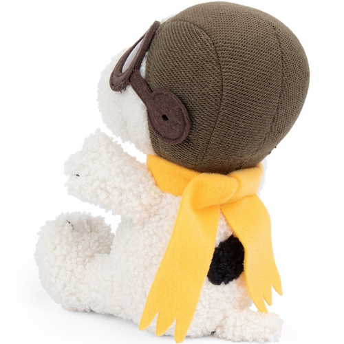 bon ton toys knuffelhond snoopy piloot - 20 cm 