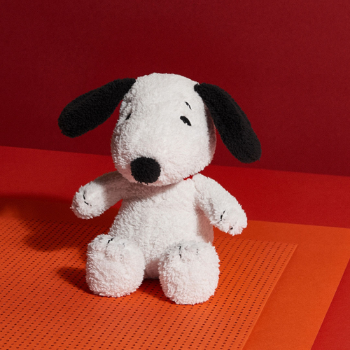 bon ton toys knuffelhond snoopy terry - 17 cm