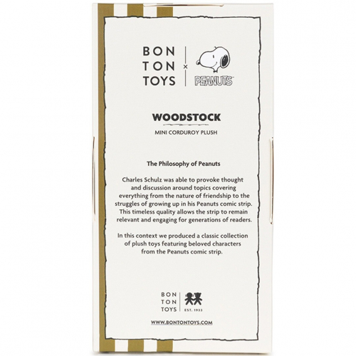 bon ton toys knuffelvogel woodstock corduroy - 15 cm