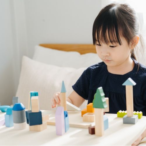 plan toys bouwblokken urban city - 45st