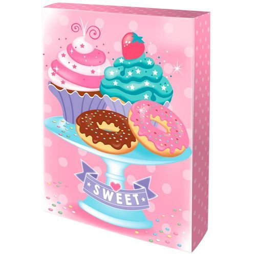 box candiy knutselset folie en glitter - totally sweet treats