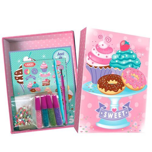box candiy knutselset folie en glitter - totally sweet treats