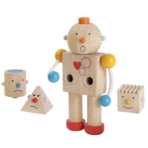 plan toys robot bouwen