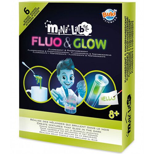 buki mini lab - fluorescerend en glow in the dark