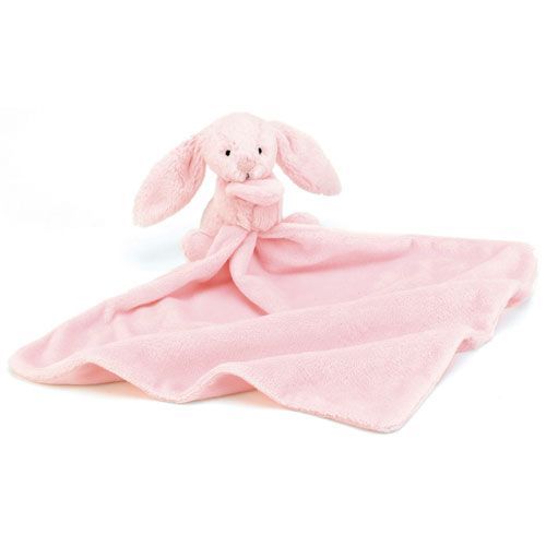 jellycat bashful pink bunny knuffeldoek - 33 cm