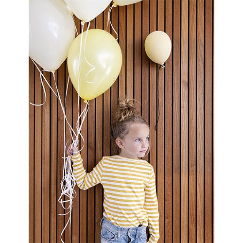 byon muurdecoratie ballon - yellow - 17 cm
