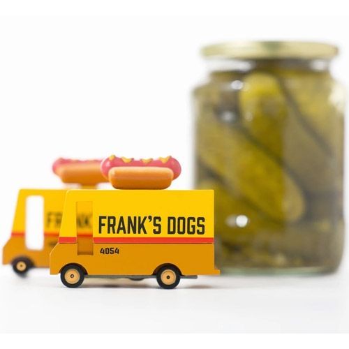 candylab candyvan camion de hot dogs