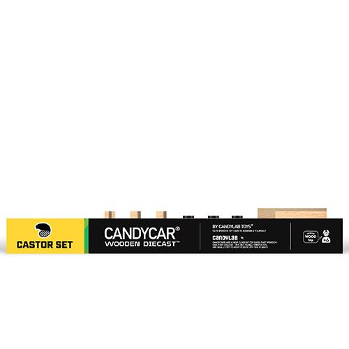 candylab candycar auto bouwset - 3st