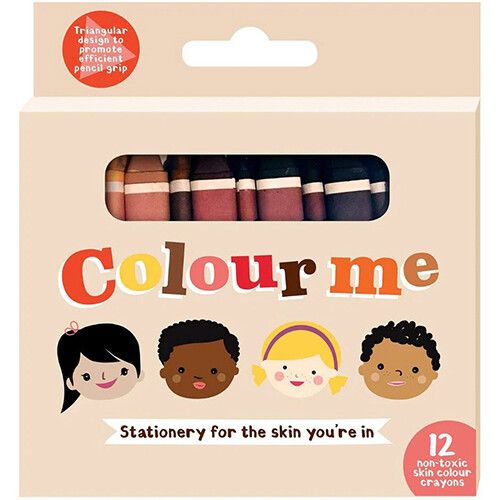 colour me kids waskrijtjes skin colours - 12st
