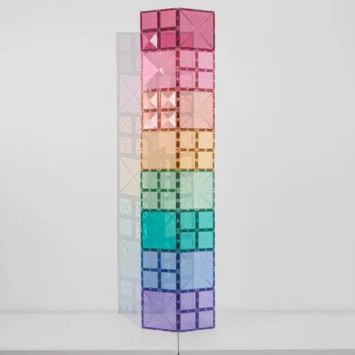 connetix magnetische tegels pastel - square pack - 40st 