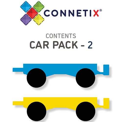 connetix uitbreidingsset cars - 2st  