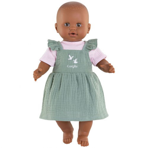 corolle poppenoutfit jurk en t-shirt voor babypop - 30 cm 