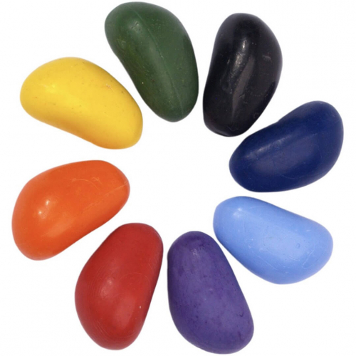 crayon rocks crayons de cire 8pcs en 8 couleurs - modern art