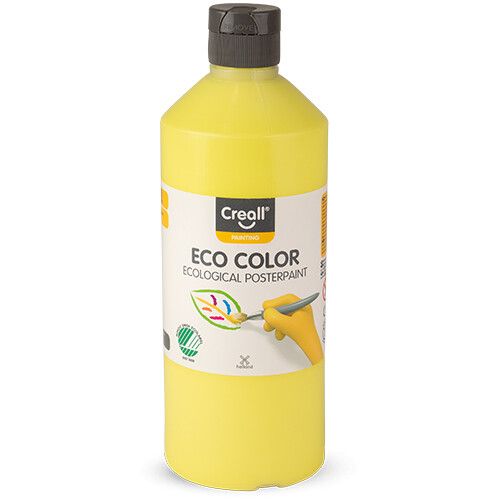 creall eco color plakkaatverf  500ml  - licht geel
