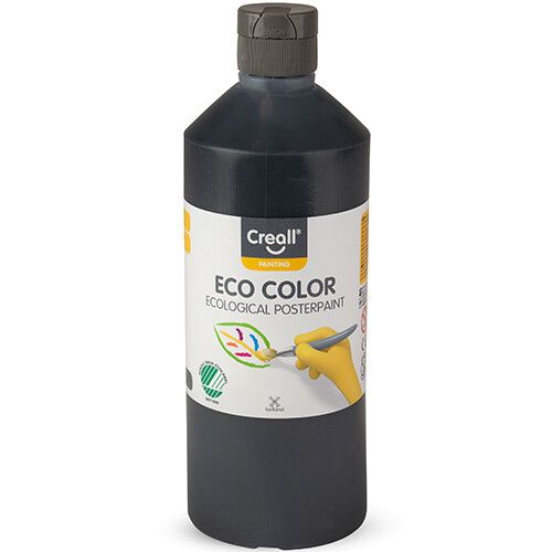 creall eco color plakkaatverf 500ml - zwart