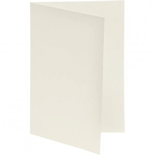 creativ company kaarten off-white - 10,5x15 cm - 10st