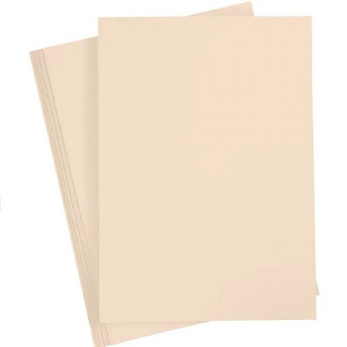 creativ company papier craft A4 180 gr - beige clair - 20 feuilles