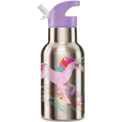 crocodile creek rvs thermosfles - unicorn galaxy - 400 ml