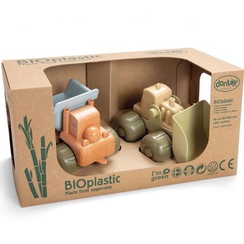 dantoy bio-toys bouwvoertuigen