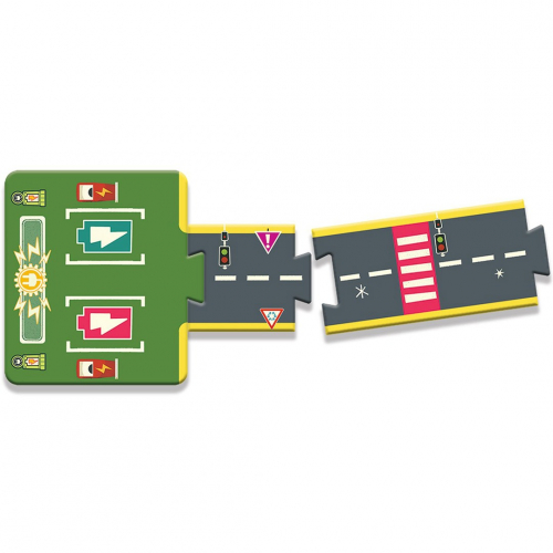 djeco crazy motors vloerpuzzel autoweg - 26st