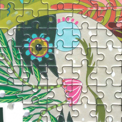 djeco puzzel puzz'art luiaard - 500st