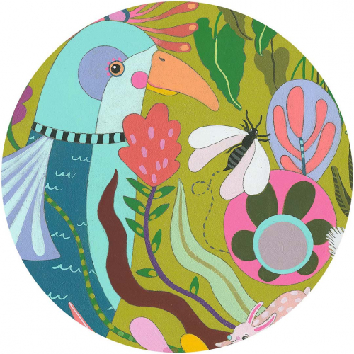 djeco puzzel puzz'art luiaard - 500st