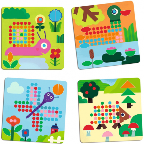 djeco mozaïekpuzzel mini animo