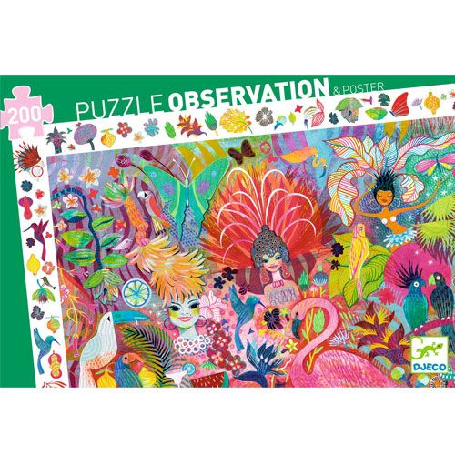 djeco puzzel observation rio carnaval (200st)