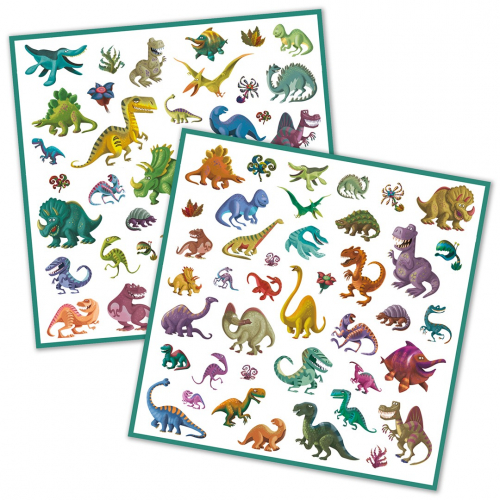 djeco stickers dinosaurussen - 160st