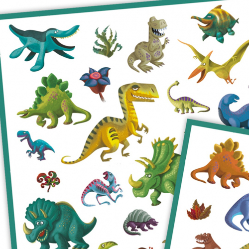 djeco stickers dinosaurussen - 160st