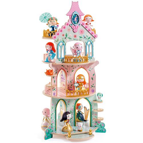 djeco arty toys poppenhuis - ze princess tower