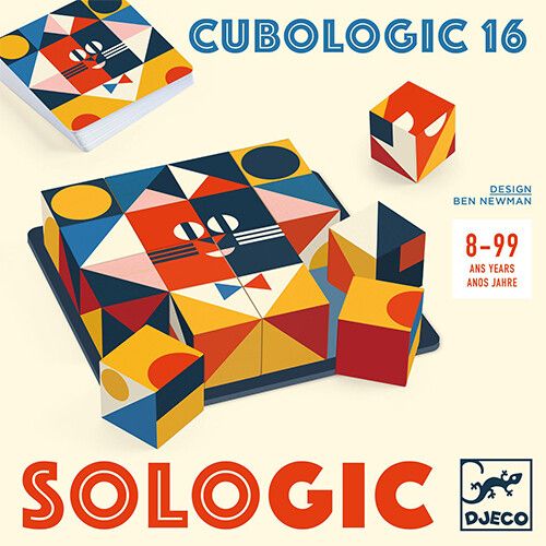 djeco geduldspel sologic - cubologic 16