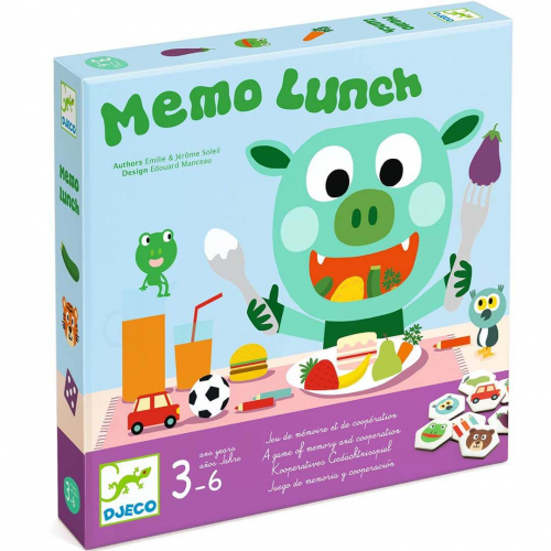 djeco geheugen- en samenwerkingsspel - memo lunch