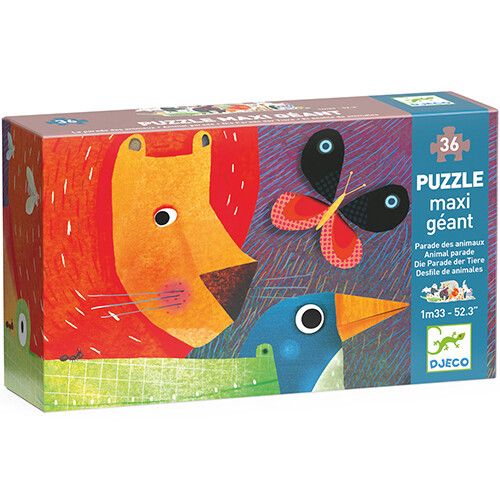 djeco grote puzzel dierenparade (36st)