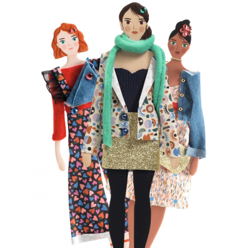 djeco knutselset aankleedpoppen fashion by marie