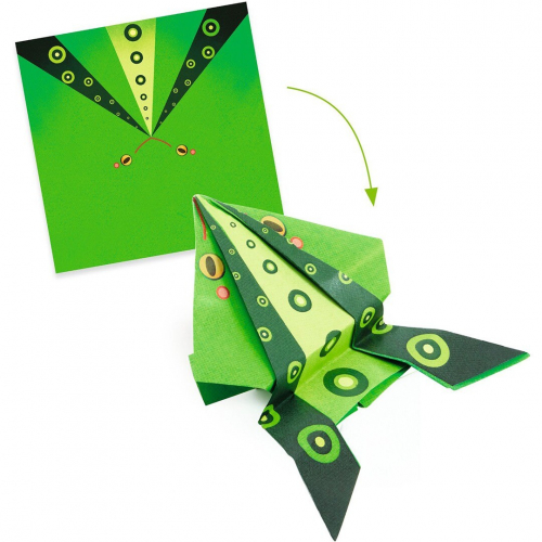djeco origami - springende dieren