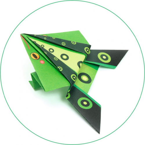 djeco origami - springende dieren