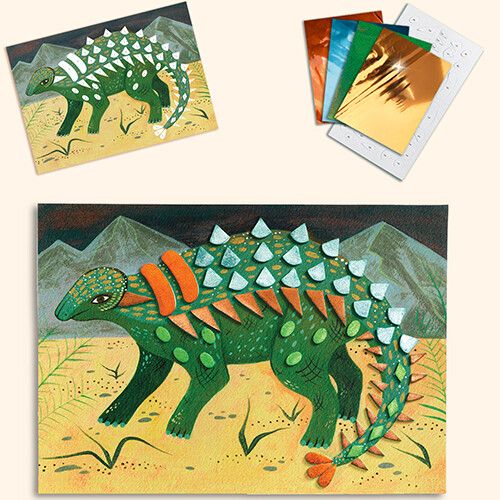 djeco kit créatif six activités - dinosaures