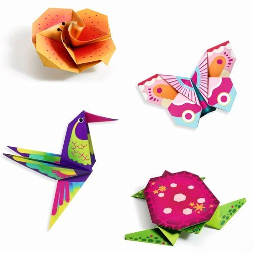 djeco origami tropische dieren