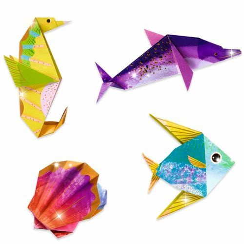 djeco origami zeedieren