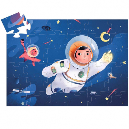 djeco puzzel astronaut op de maan - 36st