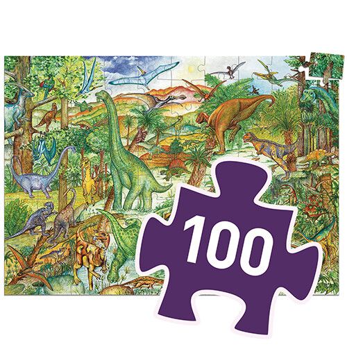 djeco puzzel observation dinosaurussen (100st)
