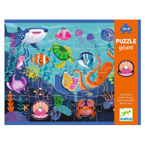 djeco xl puzzel oceaan dieren - 32st