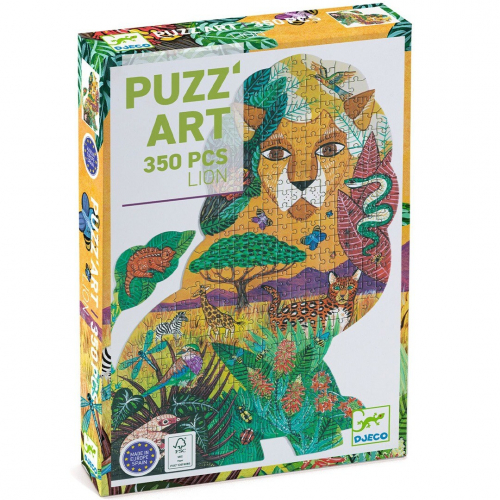 djeco puzzel puzz'art leeuw - 350st