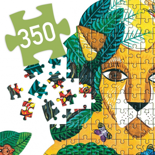 djeco puzzel puzz'art leeuw - 350st