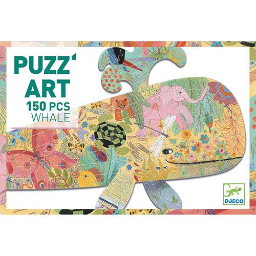 djeco puzzel puzz'art walvis - 150st