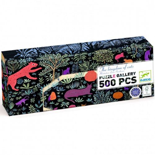 djeco puzzel the kingdom of cats - 500st