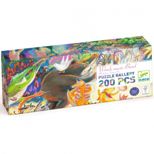 djeco puzzel woods music band - 200st