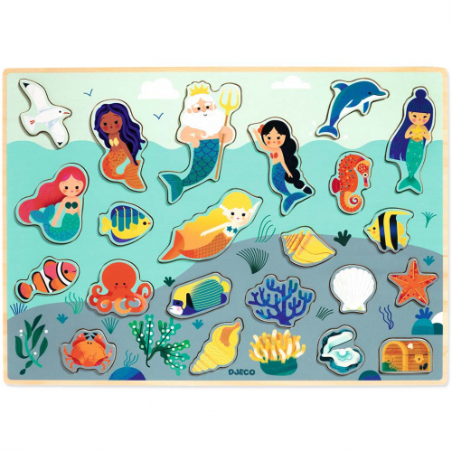 djeco puzzel zee - 22st